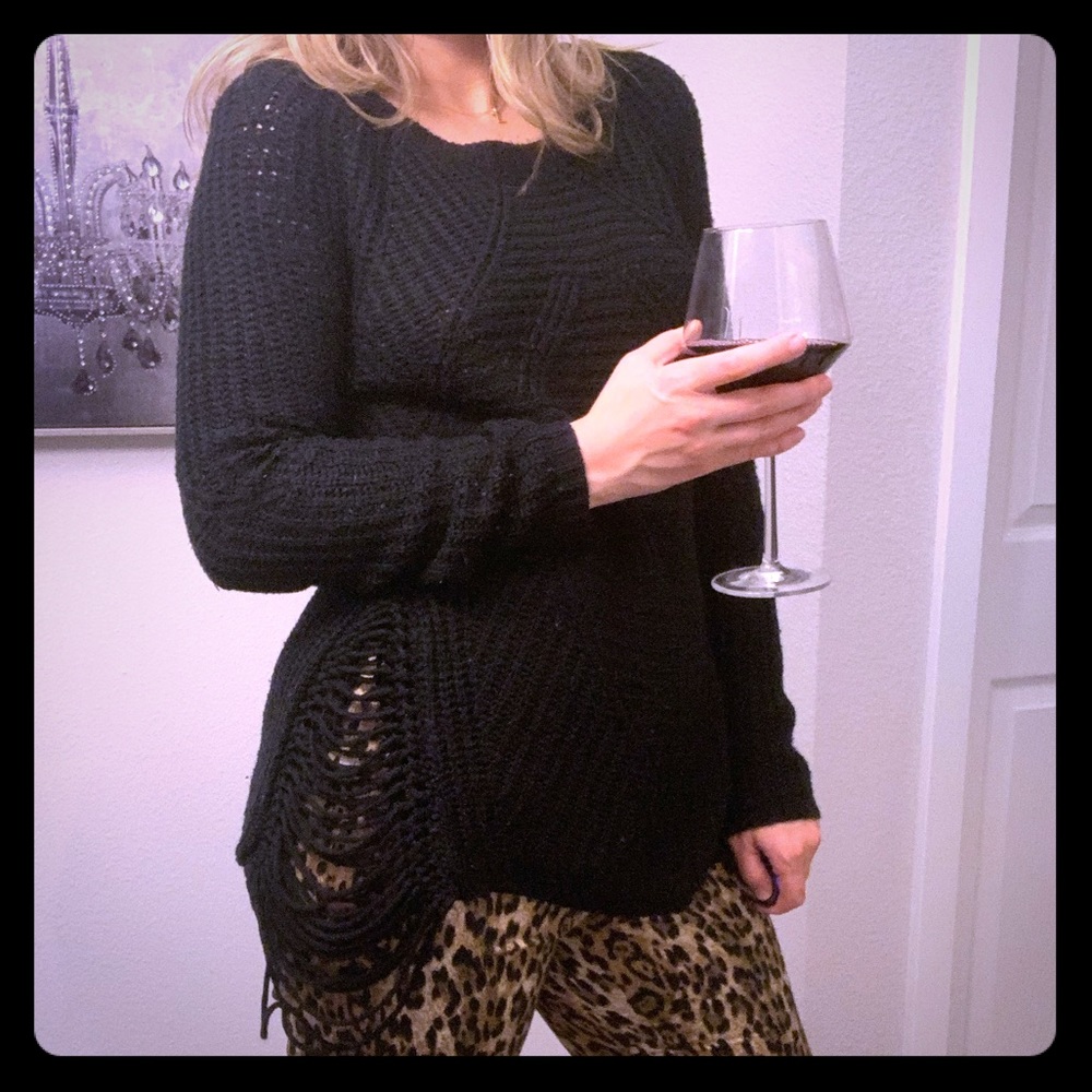 Black sweater